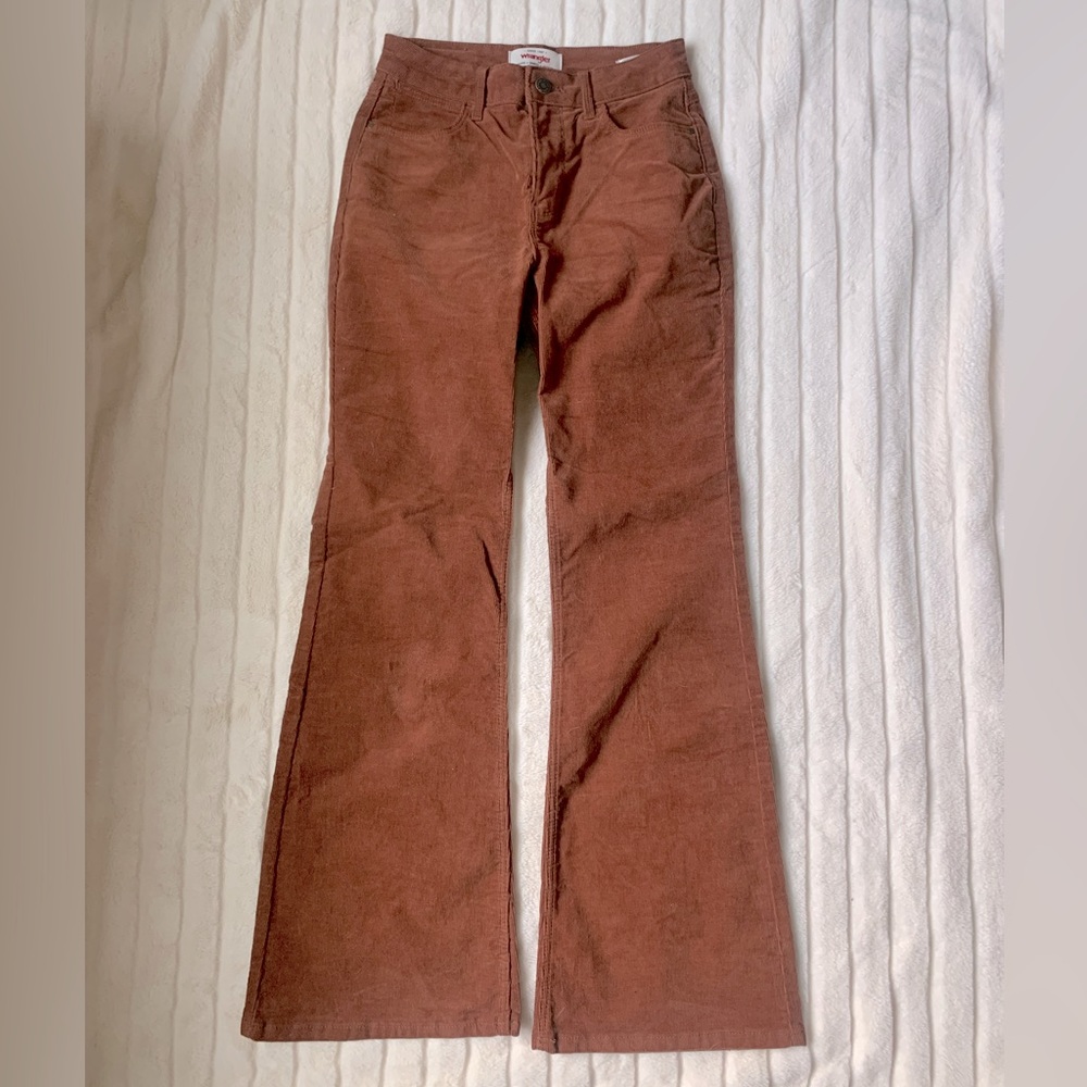 High Waist Corduroy Flares